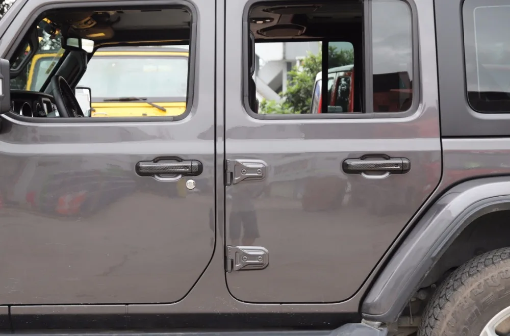 Автомобильный внешний 4 дверный декоративный чехол для Jeep Wrangler JL Гладиатор JT защитные ручки панели аксессуары