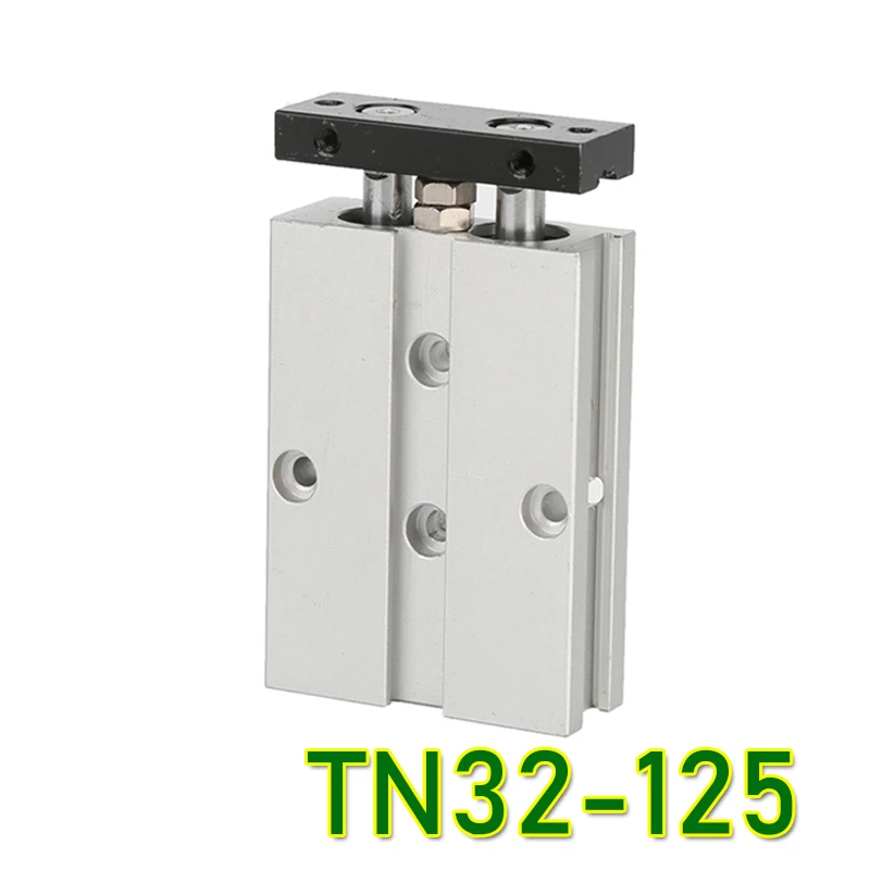 1PC TN32X125 32mm x 125mm Double Rod Aluminum Alloy Pneumatic Air Cylinder 