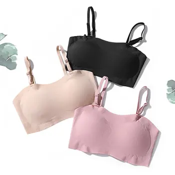 

New Women Sports Bra Shockproof Japan Sling Strapless Intimate Without Rims Underwear Fitness Quick-Drying Breathable Bra