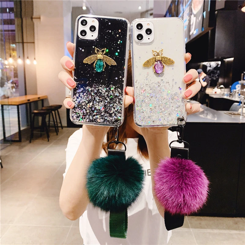 Роскошные Аксессуары для samsung S8 S9 S10 iphone 11 чехол Pro Max mate Прозрачный XR XS X 7 8 Plus