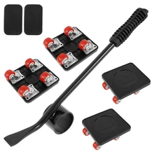 Ensemble de meubles, rotation de 360 degrés avec roue universelle, objets lourds, barre à roulettes mobiles, outils de levage pour le Transport des mains 