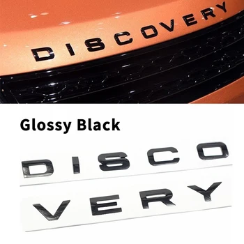 

3D Letter DISCOVERY Car Rear Front Badge Emblem Decal Sticker for Land Rover Front Hood Rear Trunk