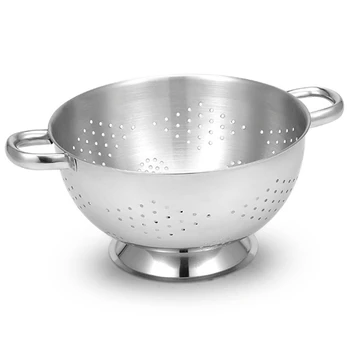 

Stainless Steel Punching Fruit Basket, Vegetable Washing Basket, Fruit and Vegetable Drain Basket, Cleaning Basin,Hollow Drain