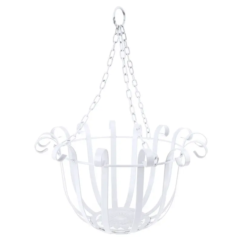 European Style Wall Hanging Flower Pot Support Bracket Hook Iron Hanger Plants Holder Balcony Home Decoration