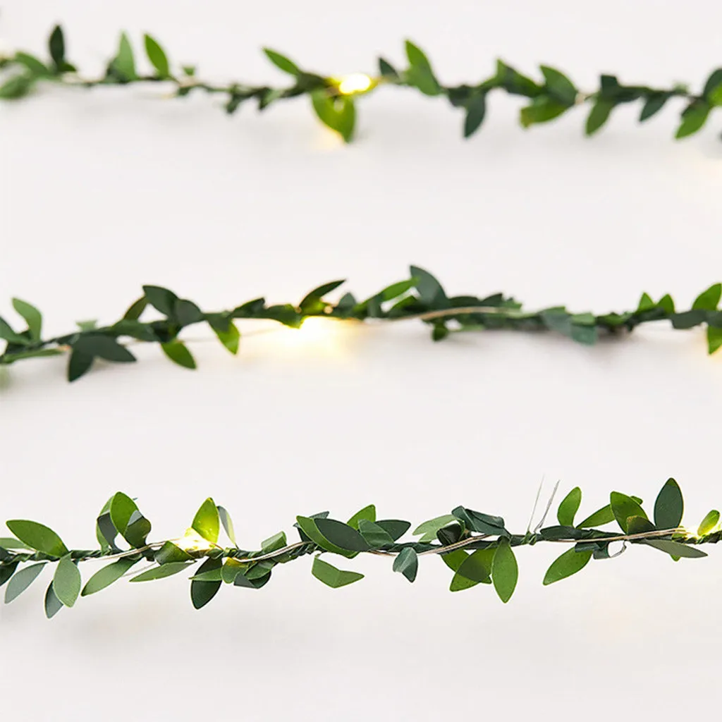 3M/5M LED Leaves Strings Christmas Lights Led Lights String Deal Copper Wire Lamp Interior Lighting for Home Decorations