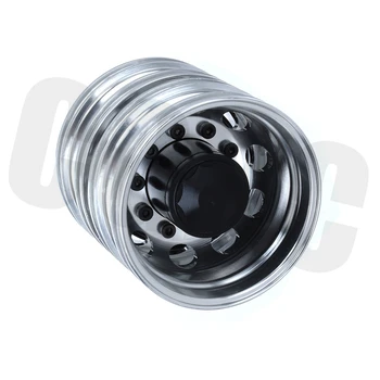 

1:14 RC Car High Quality Metal Alloy Rear Wheel Hub For 1/14 Tamiya Tow Drag Trailer Truck 58348 1851 56335 Scania Upgrade Parts