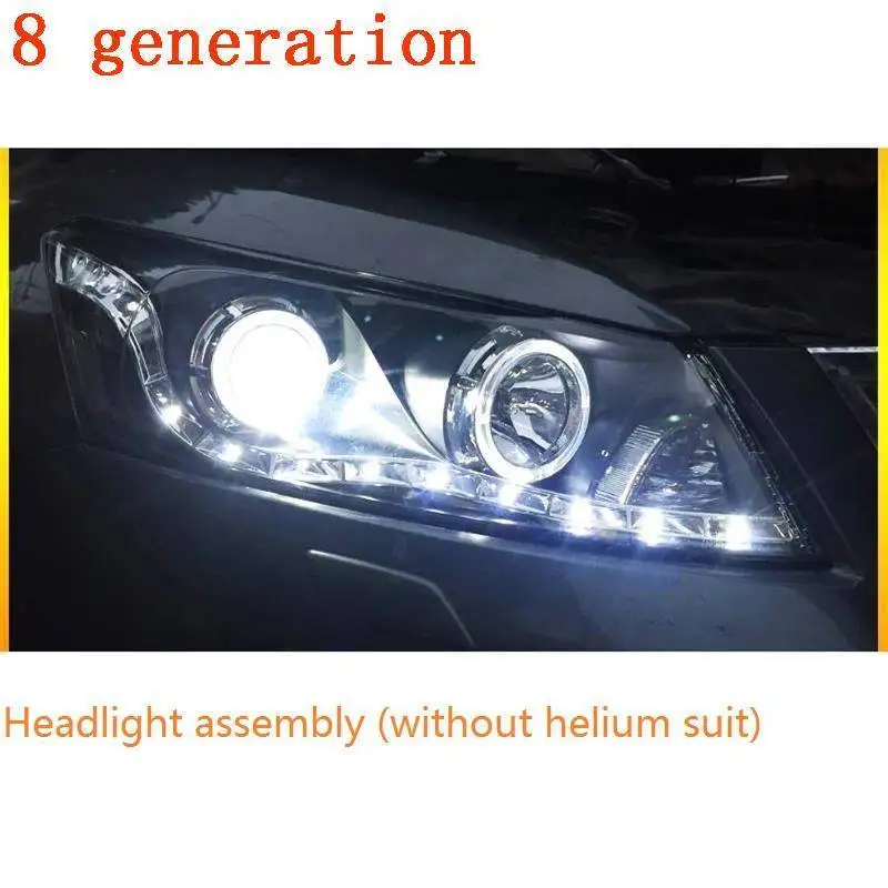 MODEL B Assessoires аксессуары для укладки Luces Para лампа авто Drl дневные ходовые светодиодные фары автомобильные фары в сборе для Honda Accord - Цвет: MODEL B