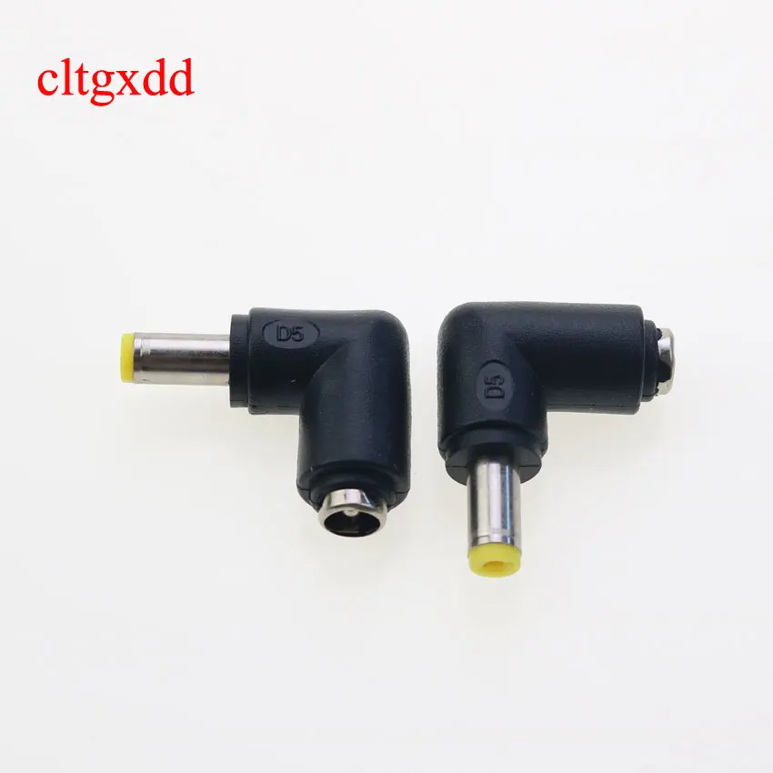 1PCS 5.5x2.1mm Female Jack To 5.0x1.7mm MALE PLUG Power Connector Adapter Laptop 5.5*2.1 to 5.0*1.7mm 90 degree 5 5 2 1 mm male jack to 5 5 2 1mm female plug right angle dc power connector adapter laptop 1pcs