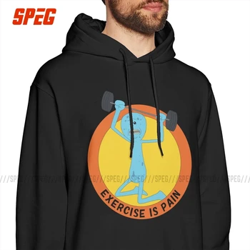 

Novelty Hoodie Men Rick And Morty 100% Cotton Exercise is Pain Sweatshirt Wholesale Pullovers