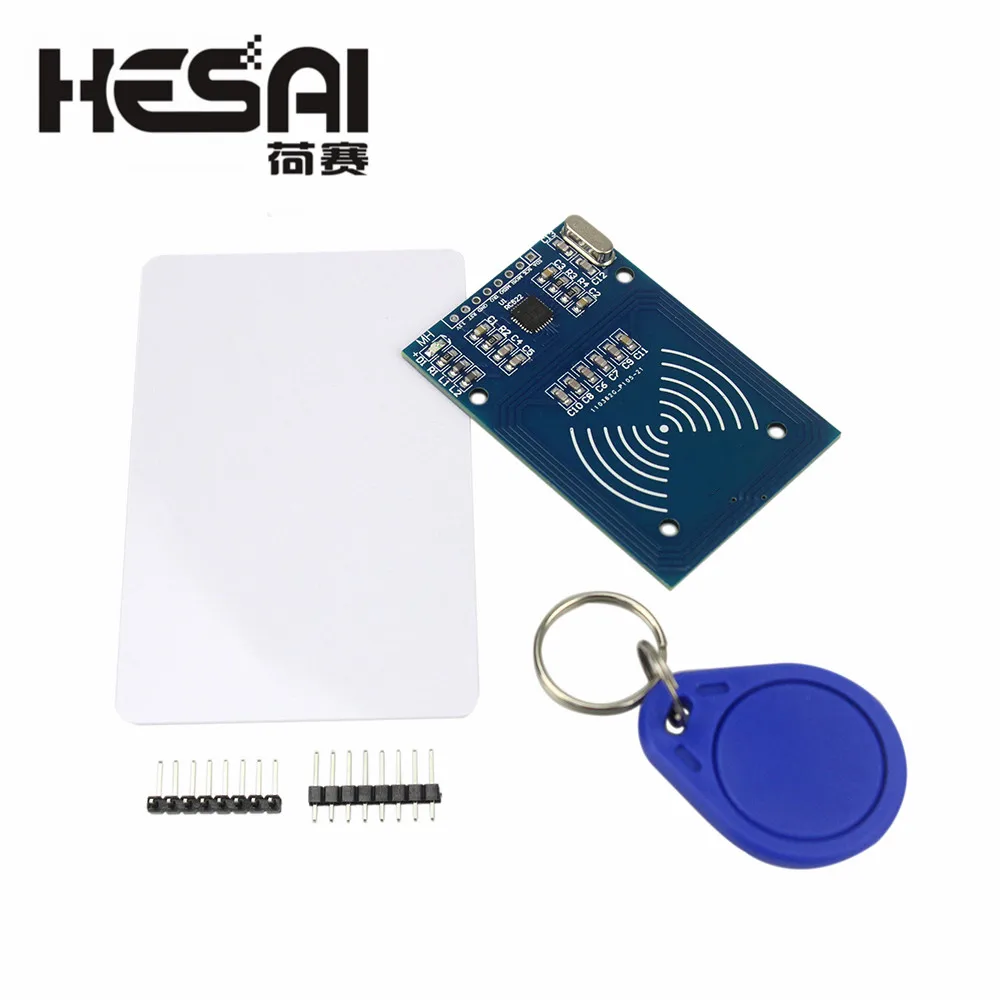 Комплект rfid модуля RC522 13 56 МГц 6 см с тегами SPI набор для самостоятельной записи и