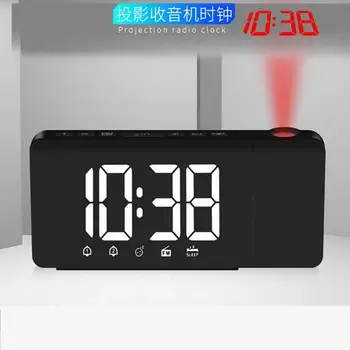 

Creative Intelligence Digital Clock Led Alarm Lcd Bedroom Desk Glow Tube Electronic Digital Clock Zegar Home Decor Clock DB60SZ