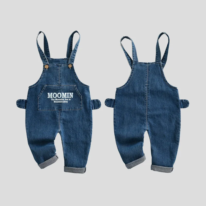 [Micro for] осенняя одежда для малышей новые стильные ковбойские подтяжки с ушками для маленьких детей корейский стиль для мальчиков и девочек