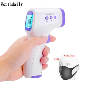 

Medical electronic digital infrared thermometer gun neonatal adult fever thermometer human thermometer LCD Digital Non-contact