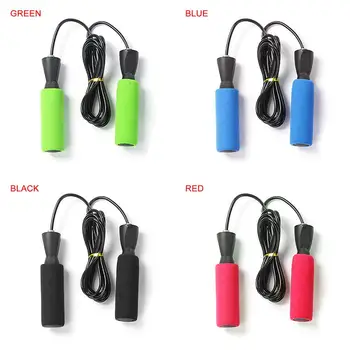 

Skipping Rope Durable Professional with Bearing PVC Gym Sport Workout Toy Adjustable Motions Fitness Exercise 2.5M Portable