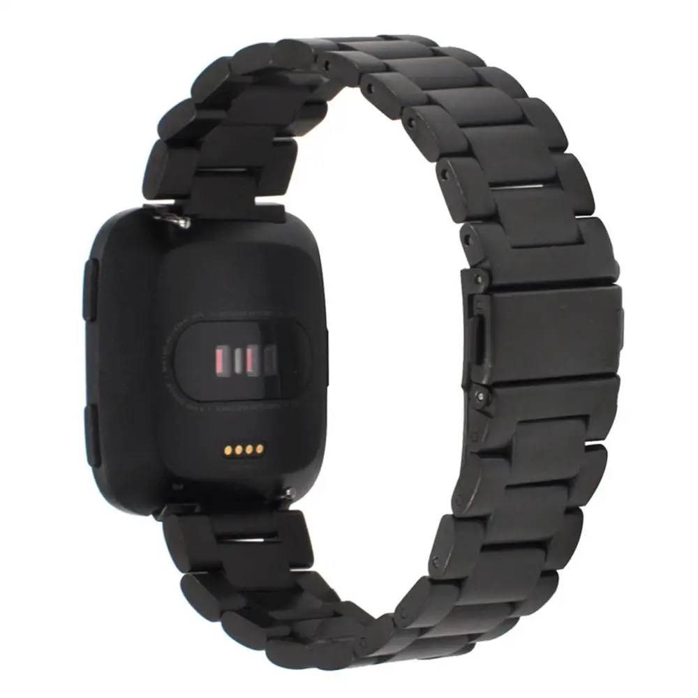 Подходит для Fitbit Versa сменный Браслет из нержавеющей стали без винтов