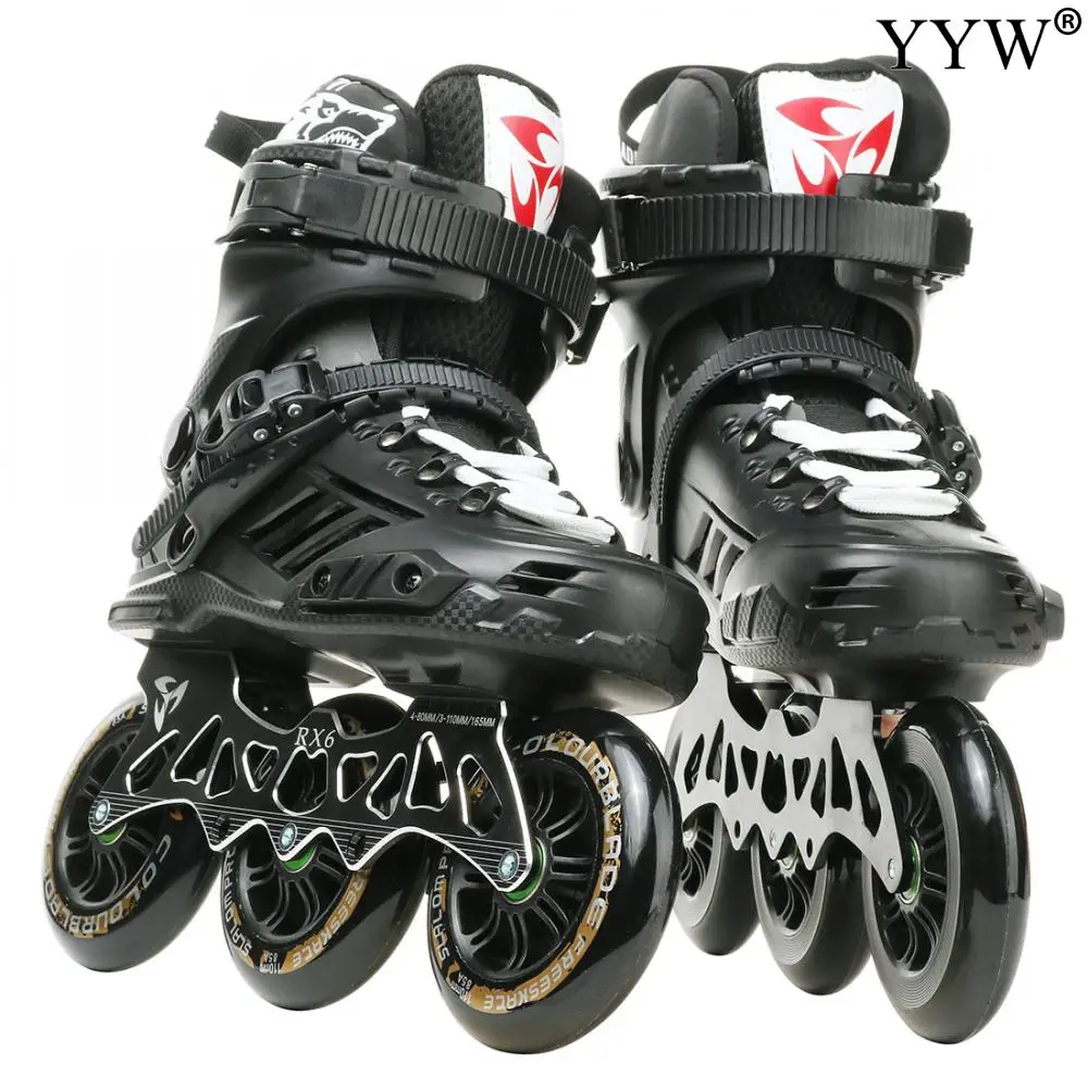 Adult Inline Skates 3 Wheels Outdoor Speed Skating Shoes Sneaker Roller Skate Aluminum Alloy Trucks Advancer Beginner Men adult roller skates