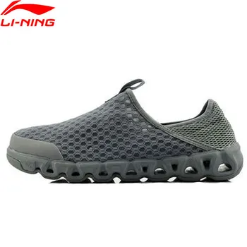 

(Break Code)Li-Ning Outdoor Aqua Shoes Men Mesh Breathable Cushioning LiNing li ning Arch Sneakers Sport Shoes AHLJ007 XYD105