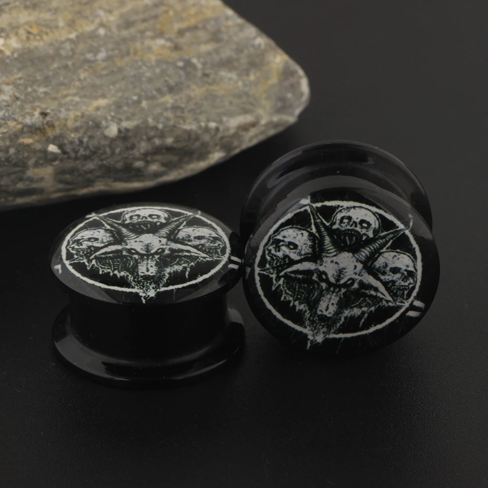 JUNLOWPY Logo Ear Stretching Kit 160/320 Pieces Earring Gauge Expander Set Acrylic Screw Plugs Tunnels Lobe Body Piercing 4-16mm