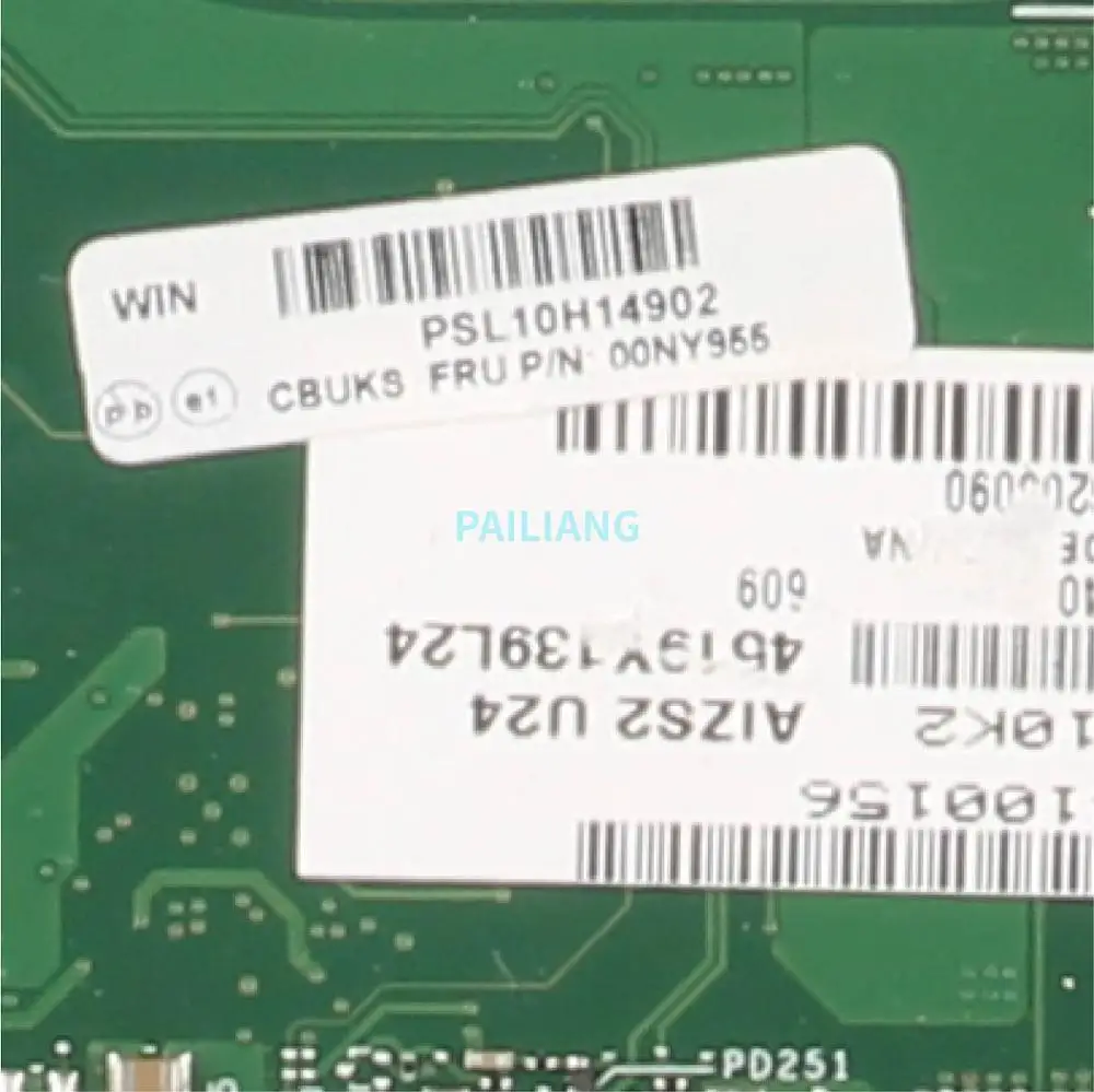 Greatest  PAILIANG Laptop motherboard For LENOVO Thinkpad YOGA 260 Mainboard LA-C581P 00NY955 SR2F0 I5-6300U 