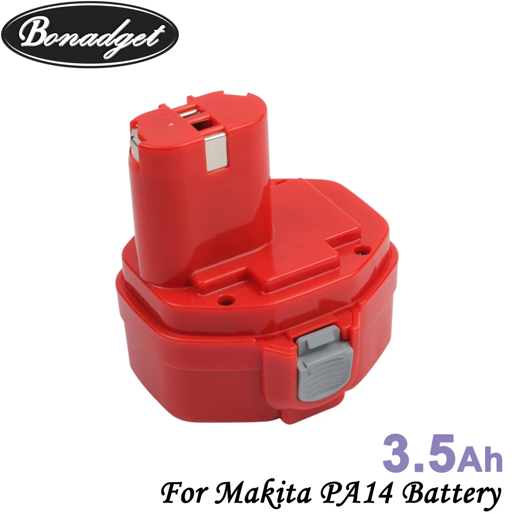 Bonadget 14 4 V 3500 мА/ч металл гидридных или никель PA14 Батарея для Makita 1420 1422 1433 1434 1435 192600 1
