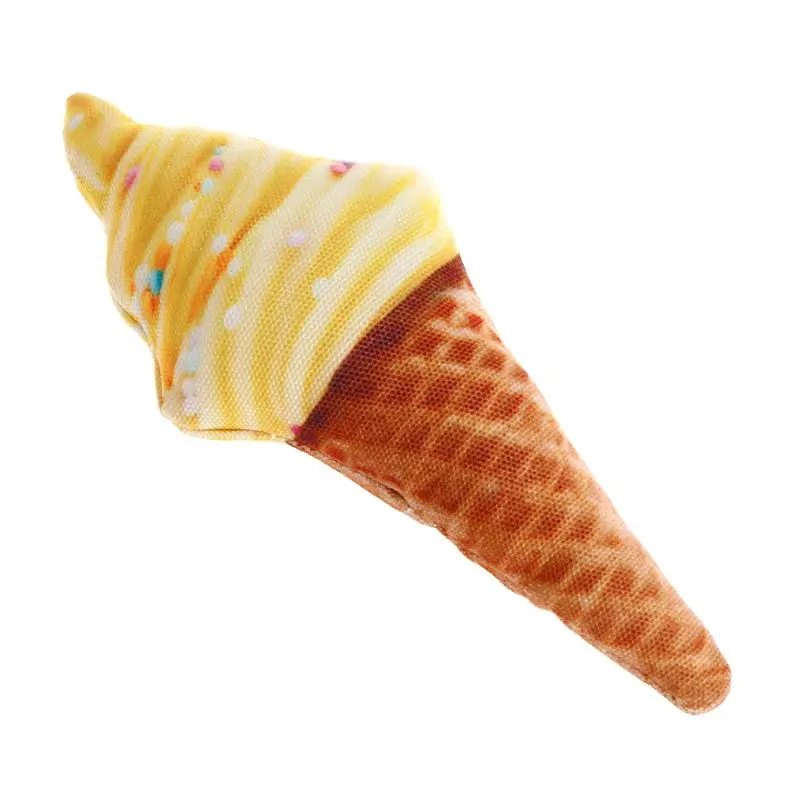 

Pet Toy Simulated Meat Ice Cream Food Simulation Squeaky Bite Chew Play Toys Dog Cat Puppy Supplies False Soft Sound Funny