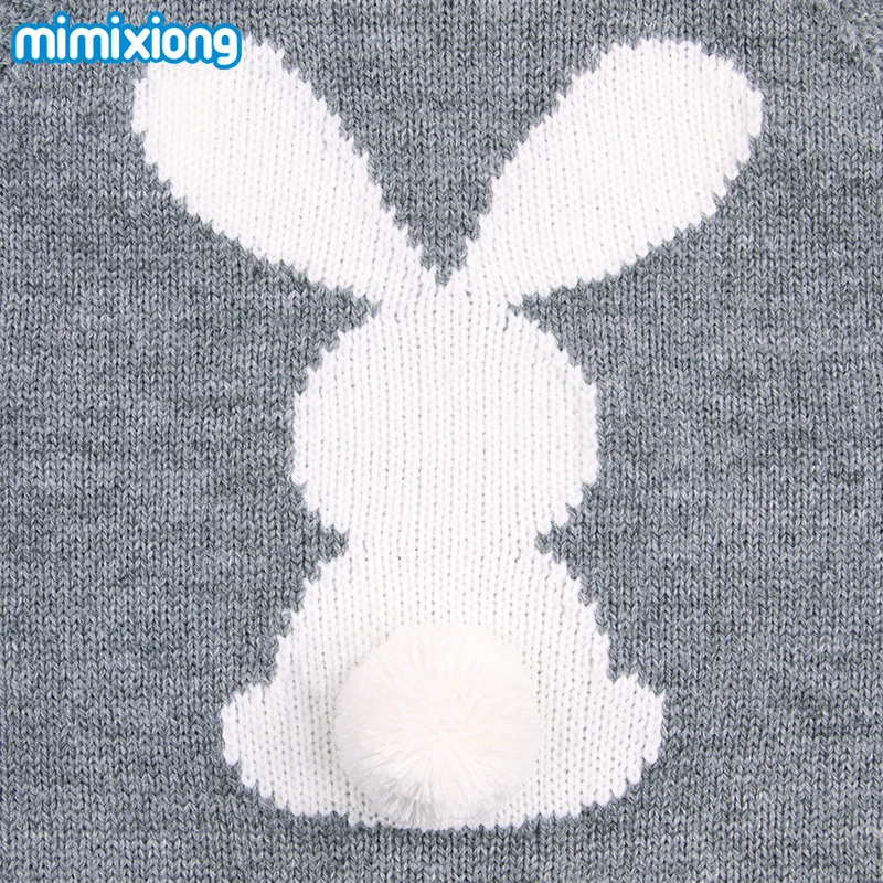 Baby Bodysuits Cute Rabbit Knittes Newborn Bebes Body Tops 0-24M Infant Kids Boys Girls Easter Clothes Toddler Jumpsuits Outfits
