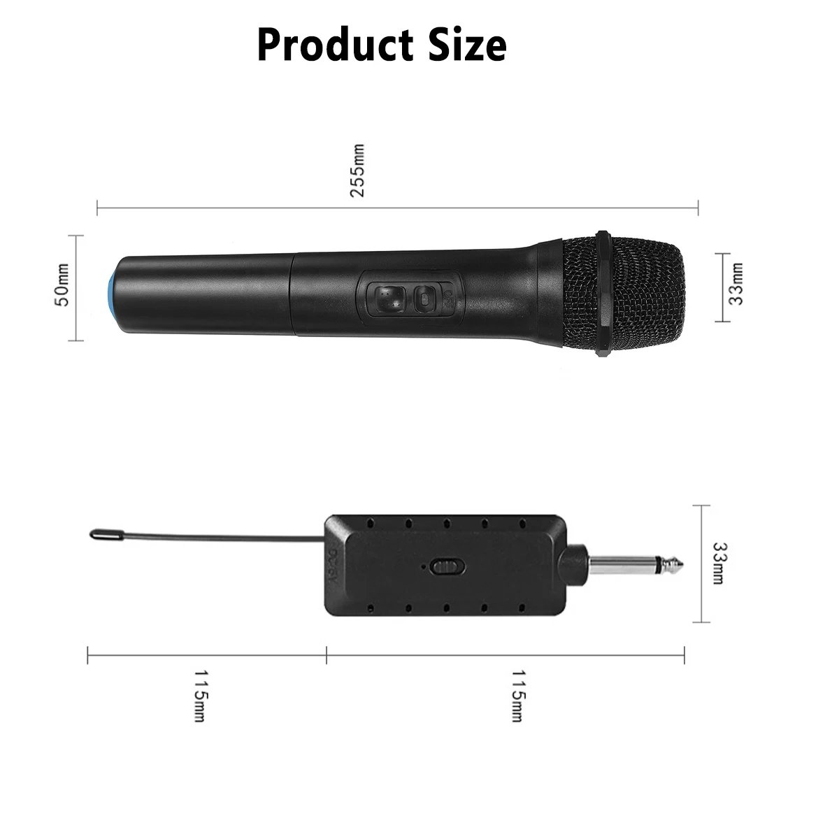 Эффективный bluetooth беспроводной микрофон беспроводной ручной микрофон Kraoke вечерние принадлежности кардиоидный микрофон
