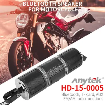

Motorcycle Speaker Sound Bluetooth Audio Radio Player Waterproof Motorbike MP3 Play HD External Audio Input FM / AUX / USB