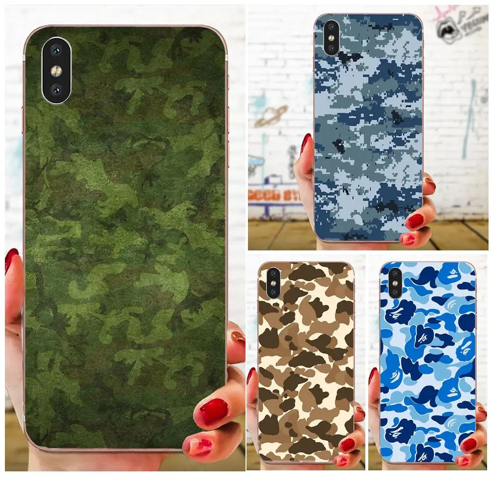 Модный Камуфляжный военный армейский чехол для Samsung Galaxy A10 A20 A20E A3 A40 A5 A50 A7 J1 J3 J4 J5 J6