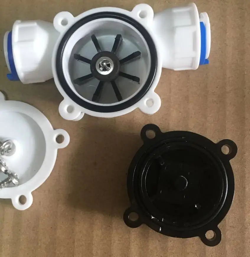 1/" 1~ 30L / min пластиковые зал датчик расхода воды турбинный