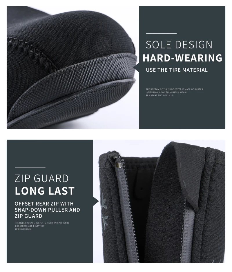 Winter Cycling Shoe Cover For MTB Road Bike Waterproof Bicycle Overshoes Sports Neoprene Thermal Warm Riding Lock Booties Covers