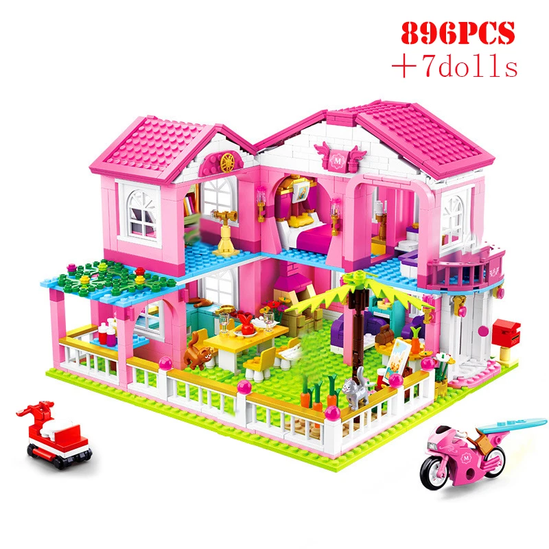 pink house toy