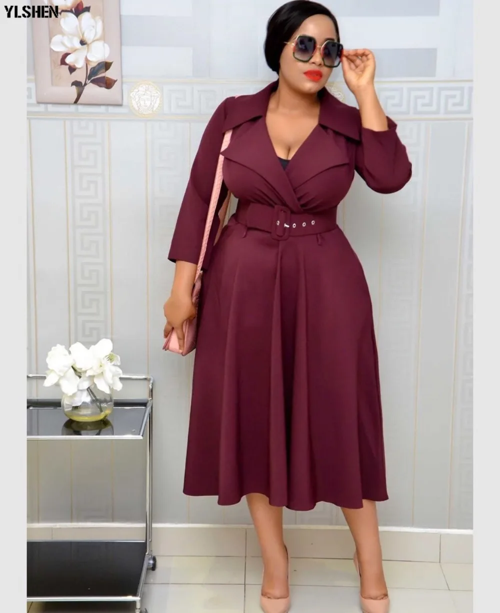 African Dresses for Women Dashiki Long Sleeve Ladies African Clothes Bazin Riche Ankara Africa Dress New Fashion Robe Africaine 04