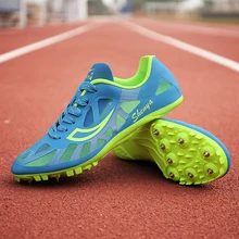 Обувь с шипами, мужская спортивная обувь для тренировок и тренировок, Профессиональная беговая Беговая беговая Обувь, мягкие дышащие кроссовки унисекс