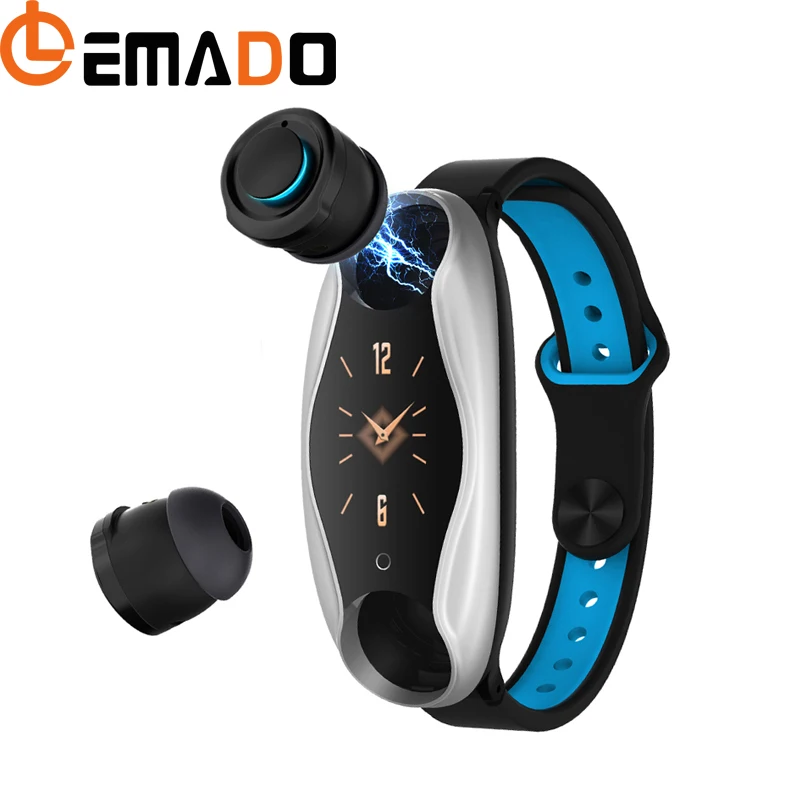Lemado новейшие беспроводные bluetooth наушники Смарт часы для мужчин и женщин