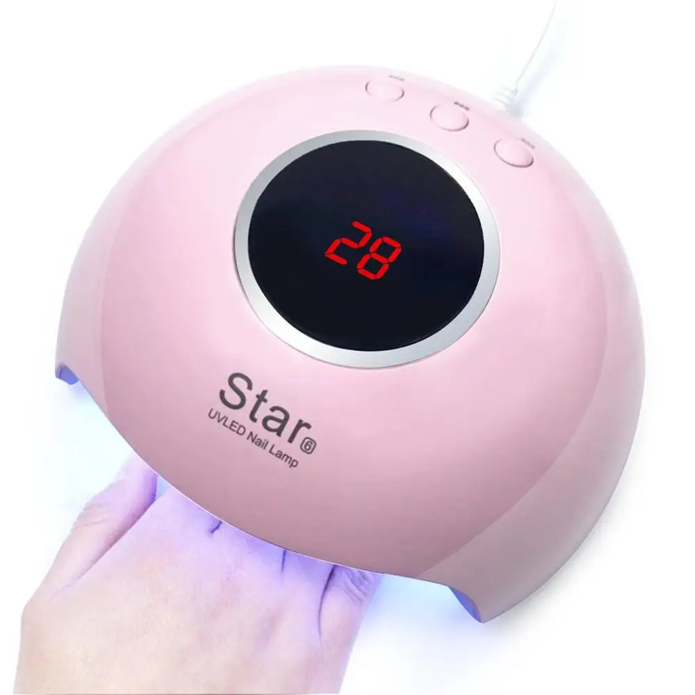 

Star 6 36W Lamp For Manicure LED Nail Dryer Lamp For All Type Gels Polish For Nail Manicure With Bottom 10s/30s/60s/99sTimer