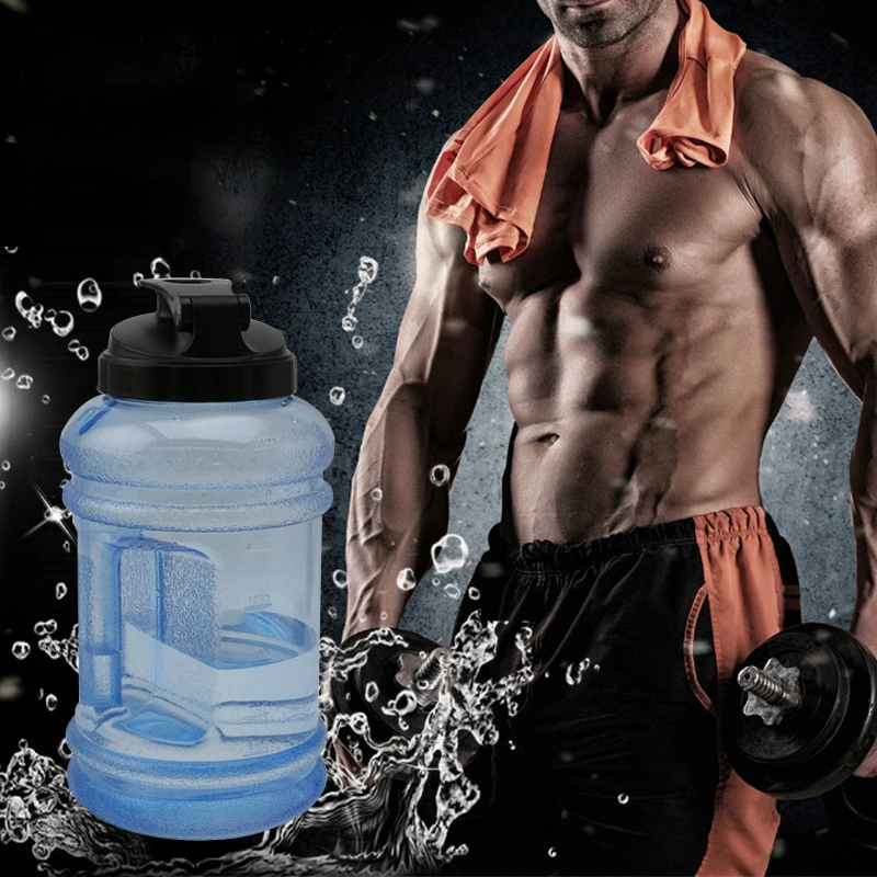 New Fashion Convenient Safely Popular Big Large Sport Gym Training Drink Water Bottle Cap Kettle Workout Fitness Supplies