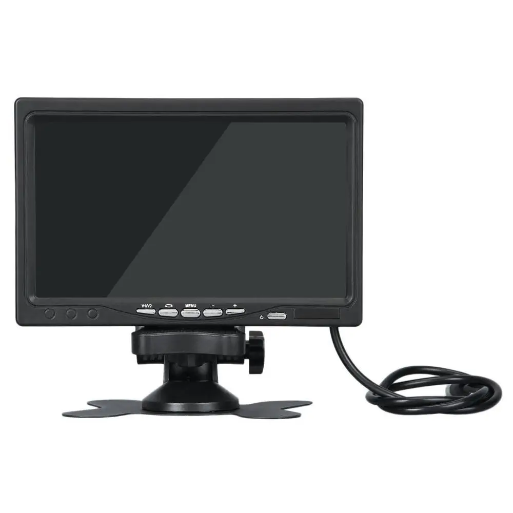 

2 Pcs Infrared Night Vision Wire Rearview Backup Reverse Camera + 7 Inch 640*480 Car Monitor Rear View System