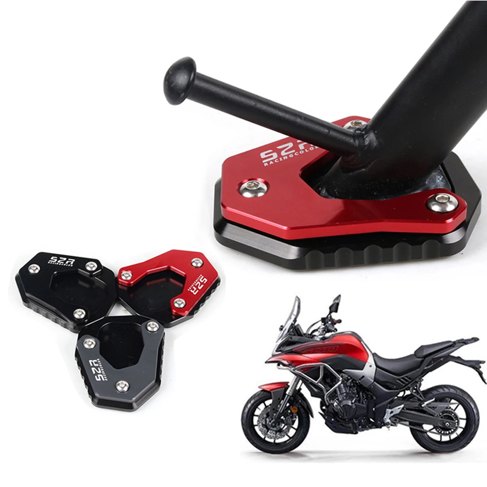 Kickstand Side Stand Extension Pad Enlarger Support for Motorcycle Accessories