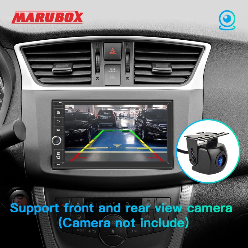 Универсальный Автомобильный мультимедийный плеер MARUBOX PX6 2 Din Восьмиядерный Android 10