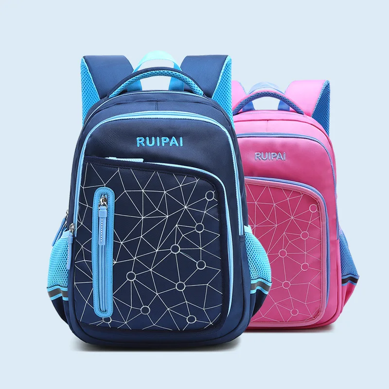 

Rui pai New Style Manufacturers Direct Selling Large Capacity Lightweight Spine-Primary School STUDENT'S School Bag Multi-functi