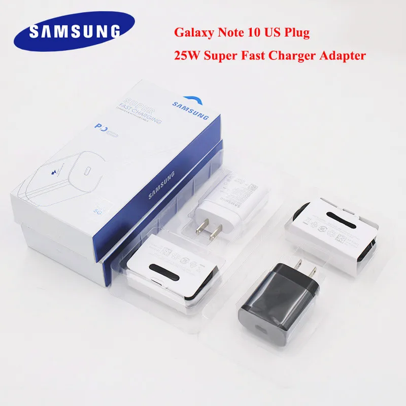 Оригинальный супер быстрый зарядный кабель Samsung Note 10 25 Вт USB Type-C для Galaxy + Pro A90 A80 A70