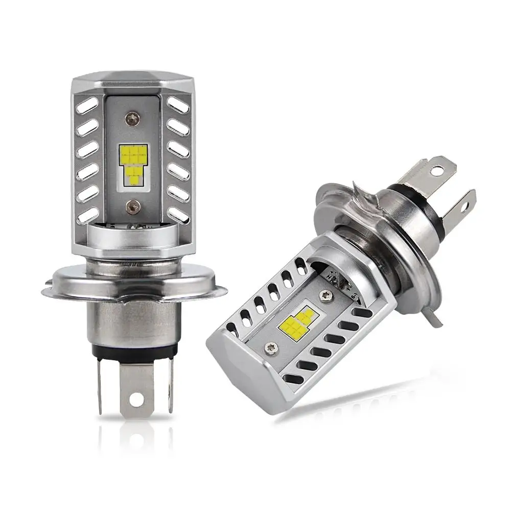 Bevinsee H4 HS1 LED Motorrad ATV Scheinwerfer Glühbirnen 6500K Lampe 1500LM 18W