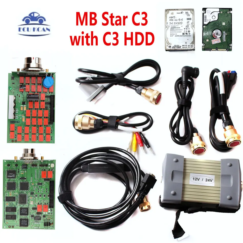 MB Diagnostic Tool Star C3 Multiplexer Tester MB Star C3 With NEC Relays MB Star C3 Diagnostic Scan Tool HDD Software V2020.09|Code Readers & Scan Tools| - AliExpress