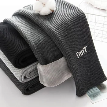 

2019 New Fashion Women's Winter High Elasticity And Good Quality Slim Fitness Capris Streetwear Leggings Cotton Pants