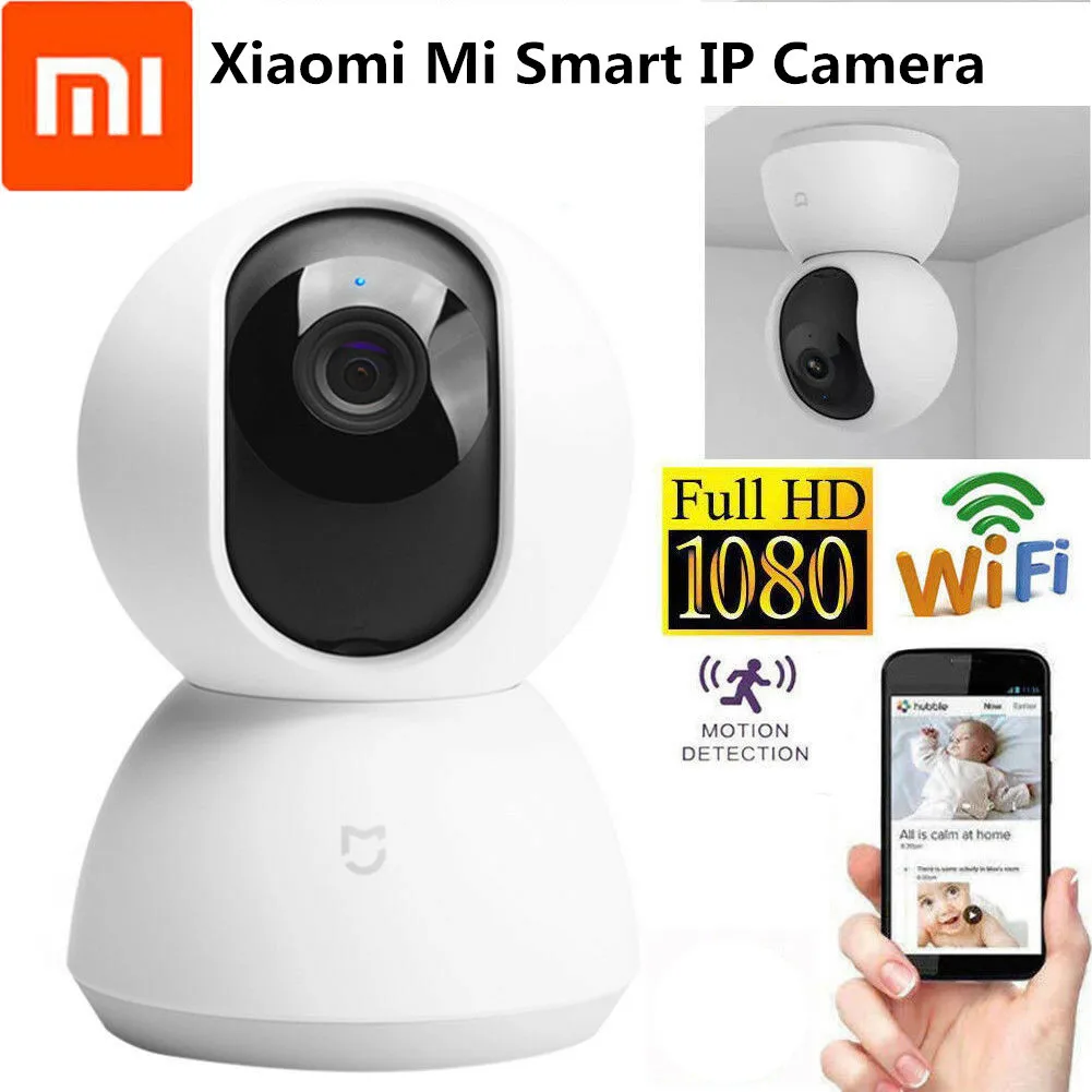 

Xiaomi Mijia Smart Camcorder 1080P WiFi Pan Tilt Security Camera Night Webcam 360Angle Wireless Mute Motor IP Camera Wifi Camera