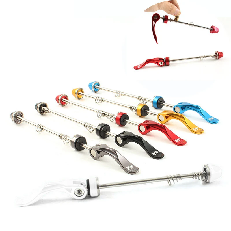 1 Pair 150mm/185mm MTB Road Bike Quick Release Skewer Wheel Locking