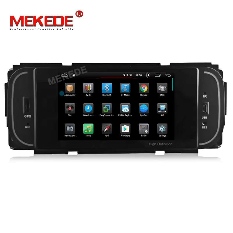 Top MEKEDE  Car Multimedia player 1din android 9 5 Inch For Jeep/Chrysler/Dodge/Liberty/Wrangler/Sebring/Grand Cherokee Radio GPS 3