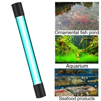 

5W/7W/9W Aquarium UV Sterilizer Light Submersible Water Clean Lamp for Pond Fish Tank Sterilization Lamp EU/US Plug Aquaculture