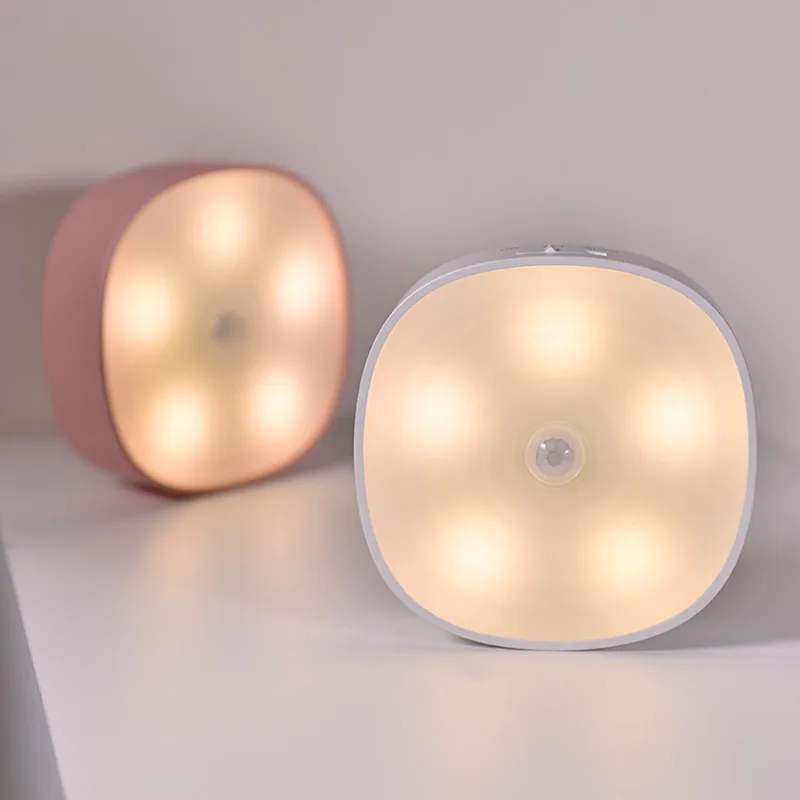 

USB rechargeable Led Sensor Lamp Control Night Auto Light For Lighting Wall Lamp Night Light For Bedside Bedroom Wardrobe Toilet